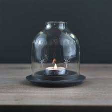 Domed Glass Candle Holder Susie