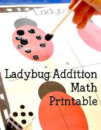 It's a great way for students to quickly identify the largest number rolled and then students add the numbers in the end. Ladybug Addition Games Printable School Time Snippets