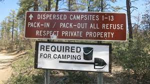 Camping and campfires are allowed only at designated campsites, and in developed campgrounds, within the prescott basin. Az Camp Guide Prescott Basin Dispersed Camping