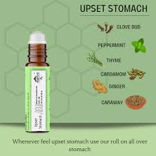 upset stomach essential oil blend roll