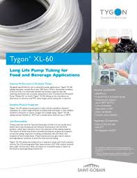Tygon Xl 60 Saint Gobain Performance Plastics Process