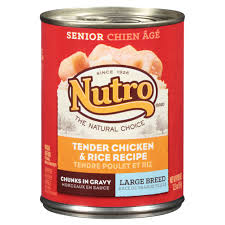 large breed senior canned dog food