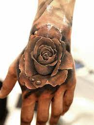 rose hand tattoo designs with meanings
