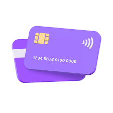 3d credit card icon for contactless