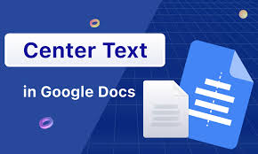 how to center text in google docs the