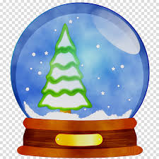 Cute cartoon snow globe transparent vector template for anything, merry christmas, happy new year, cute winter decoration. Christmas Tree Snow Clipart Globe Sky Tree Transparent Clip Art