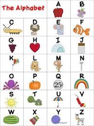 Fun In First Grade Free Alphabet Chart Preschool Items