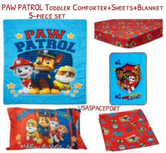 5pc paw patrol toddler bed