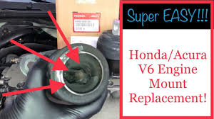 honda accord engine mount removal and