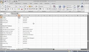 Excel Fixture List And League Table Creator