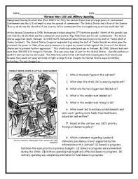 Use the following worksheet for the man that blocks up the highway, 1866. Pin On Vietnam War Worksheets And Answer Keys For United States History