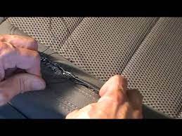 Repair Of Torn Car Seat Fabric