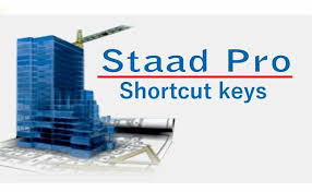staad pro shortcut keys for civil and