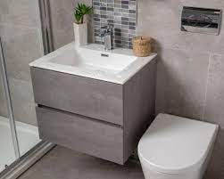 urban vanity unit grey bathroom storage