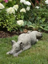 Stone Dog Statues Garden Statue