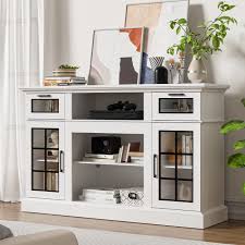 white tv stand for tvs up to 65 tv