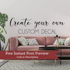 Boho Wall Decal Create Your Own