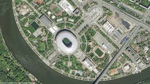 2018 World Football Championship Stadiums Seen From Space