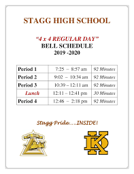 General Information Bell Schedule