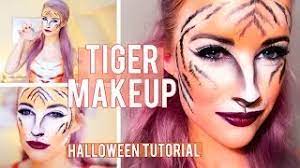 tiger halloween makeup tutorial