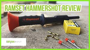 ramset hammershot review how to nail