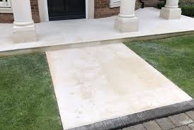 Lawn Fertilizer Stains On Stone Patio