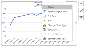 Stock Line Chart In Excel Free Microsoft Excel Tutorials