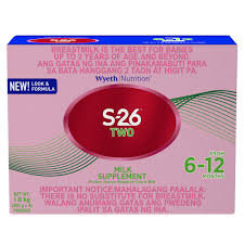 s 26 two milk supplement for 6 12