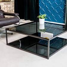 contemporary glass coffee table