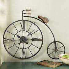 wall clock bicycle penny hing