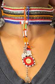 maasai choker necklace tanzania zawadi