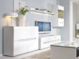 White Gloss Living Room Furniture Set