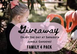 sarasota jungle gardens giveaway