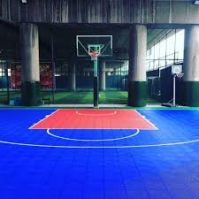 backyard basketball court plastic floor