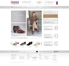 Munro Shoes An Ecommerce Website For The Shoe Lovers Of America