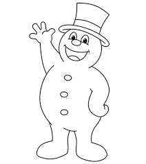Free printable snowman coloring pages. 10 Cute Frosty The Snowman Coloring Pages For Toddlers