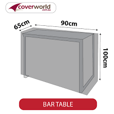 Bar Table Cover Rectangle 90cm Square