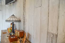Weathered Paneling Over Reclaimed Wood