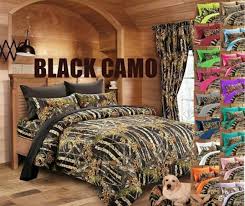 17 pc king size black camo comforter