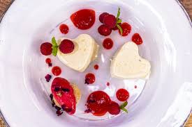 This easy eggless cake with the flavor of dates and walnuts is quick, easy and just out of this world. Panna Cotta With Raspberry Compote And Baby Donuts James Martin Chef