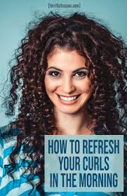 For those with curly hair, says justin, the best way to refresh your curls is to mist with water. How To Refresh Slept On Curly Hair With A Spray Bottle