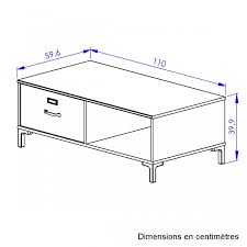Manchester Coffee Table 110x60x40cm
