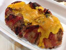 dad s cheesy bacon wrapped meat loaf recipe