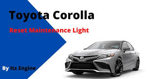 reset maintenance light toyota corolla 2016