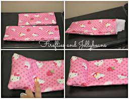 Sew around the sleeping bag pieces, leaving a 3″ opening on one side. Easy Diy Barbie Doll Sleeping Bag Tutorial Doll Sleeping Bag Diy Sleeping Bag Diy Barbie Clothes