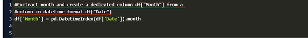 extract year and month from datetime