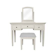 Dressing tables it's where you transform from bed head to department head, so you should give your dressing table the respect it deserves, and give it pride of place in the bedroom. Charlotte Dressing Table Set Dunelm