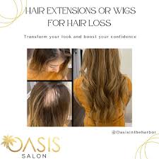 hair extensions or wigs for hair loss