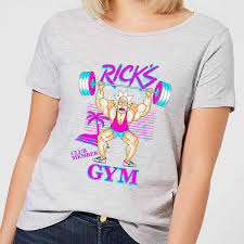 rick and morty rick gym women s t shirt