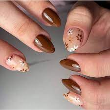 40 perfect brown nail designs for fall